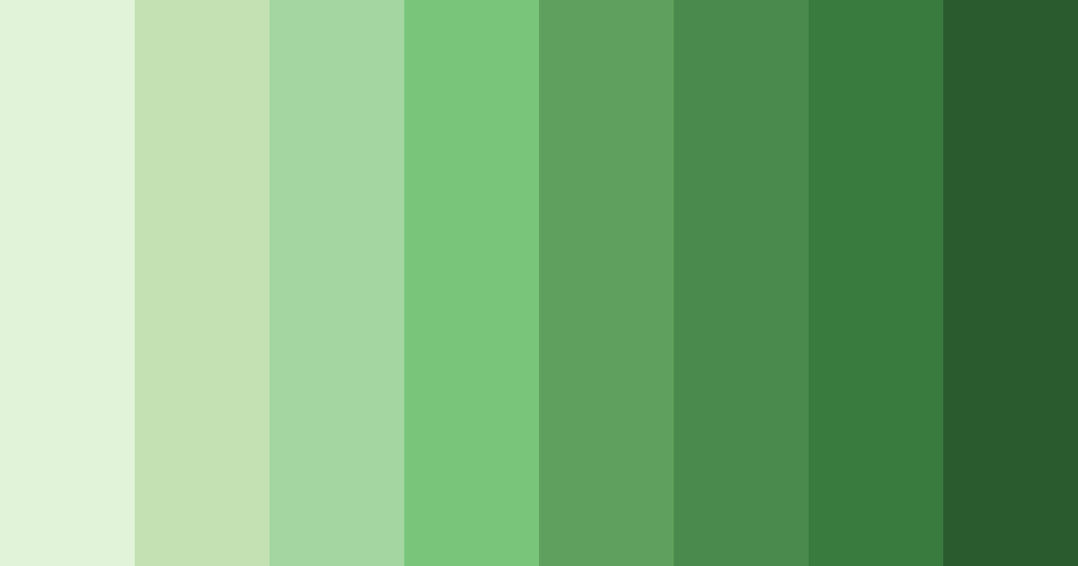 Download shades of green terrain color palette PNG image (landscape)
