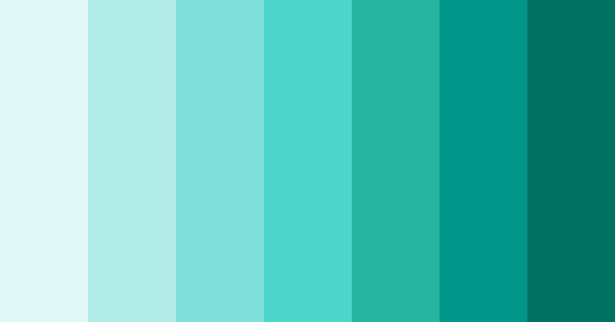 Download minted oasis color palette PNG image (landscape)