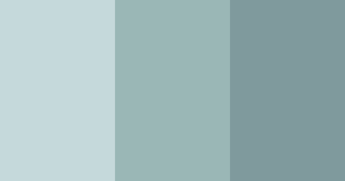 Download serene aqua mist color palette PNG image (landscape)