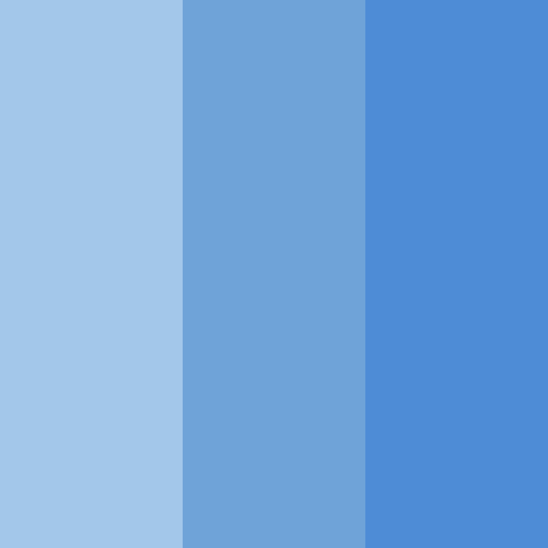 Download serene blue horizon color palette PNG image (square)