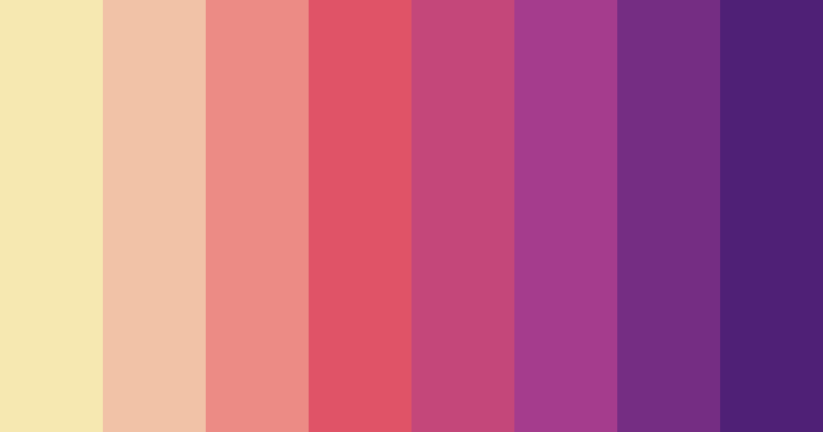 Download blossom reverie color palette PNG image (landscape)