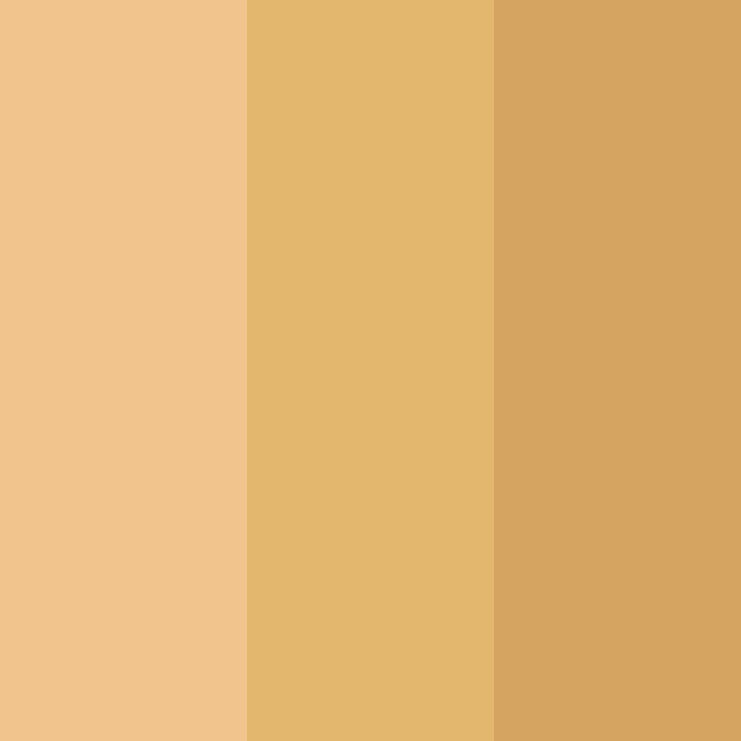 Download golden shades color palette PNG image (square)