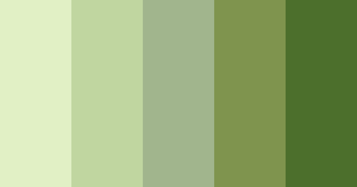 Download lush meadow serenity color palette PNG image (landscape)