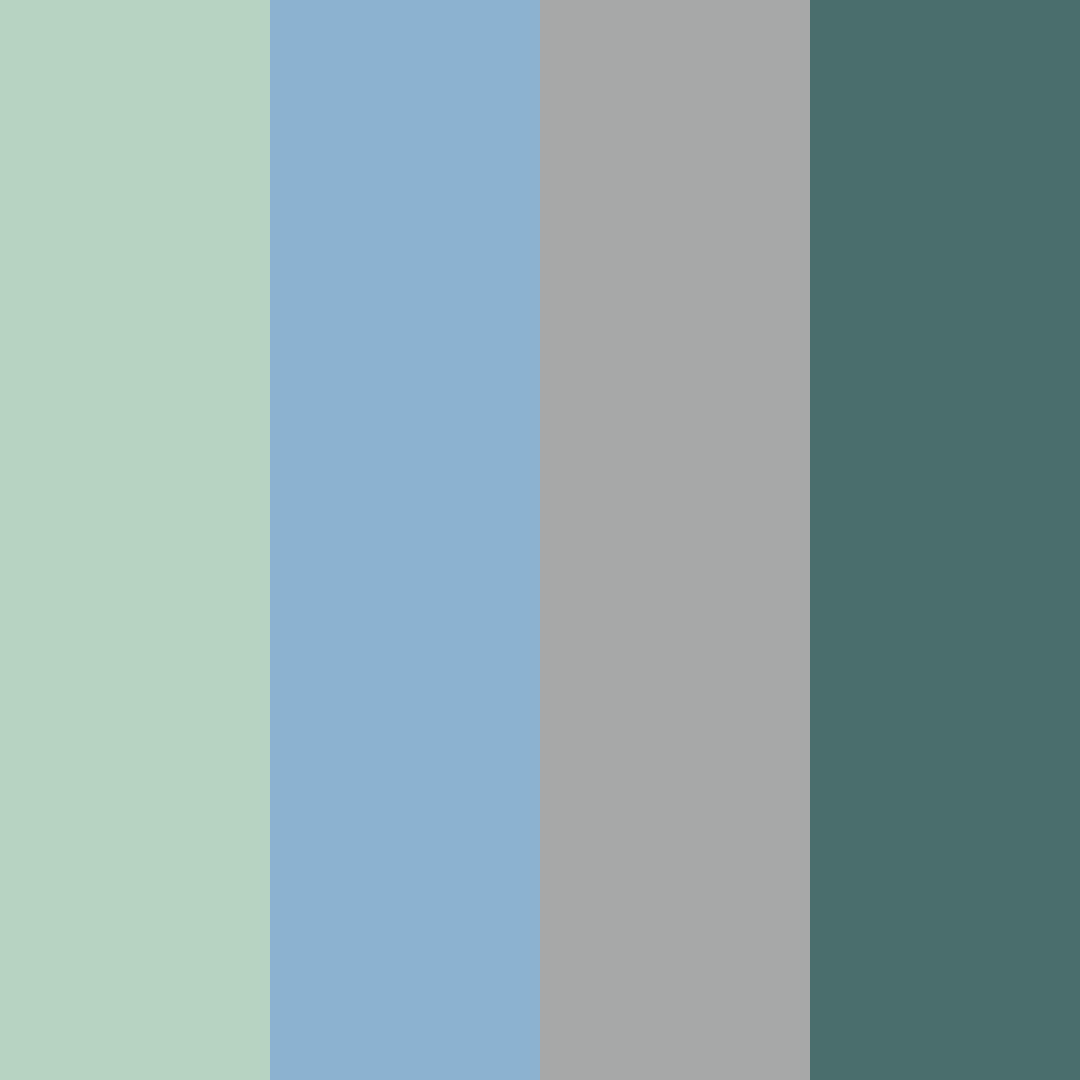 Download mystic sage serenity color palette PNG image (square)