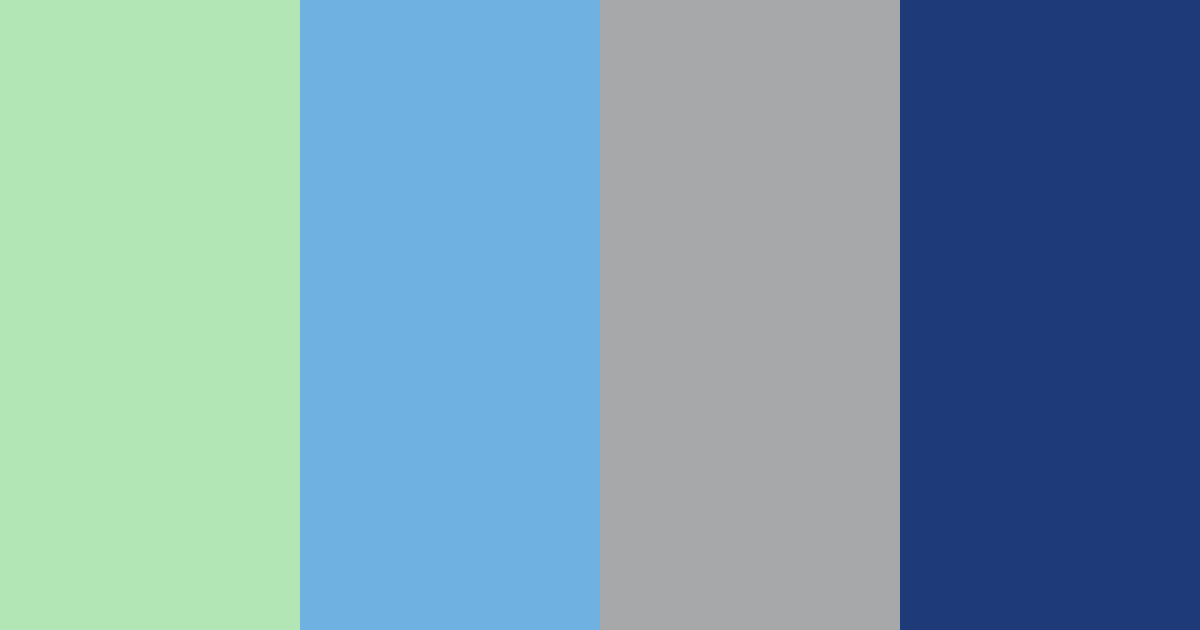 Download shades of blue green color palette PNG image (landscape)
