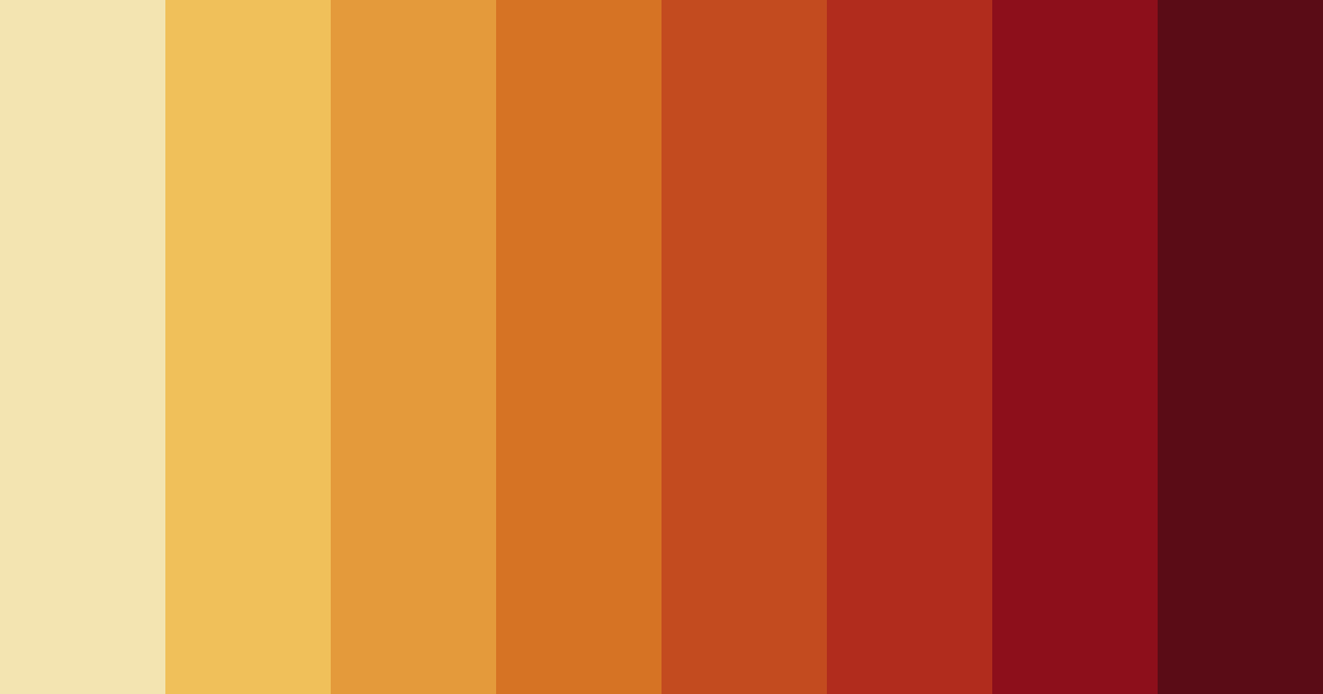 Download warm red color palette PNG image (landscape)