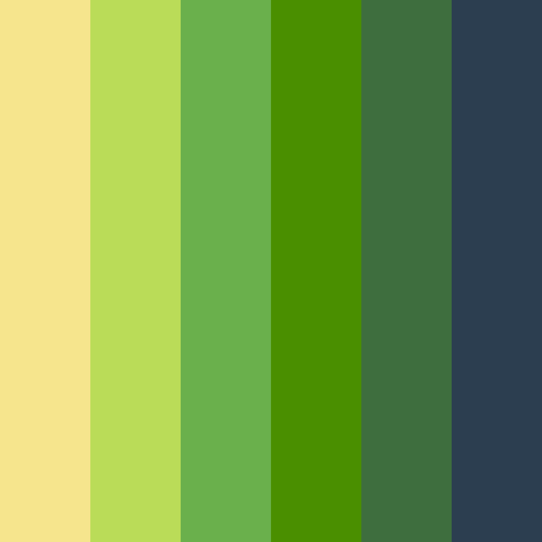 Download enchanted grove color palette PNG image (square)
