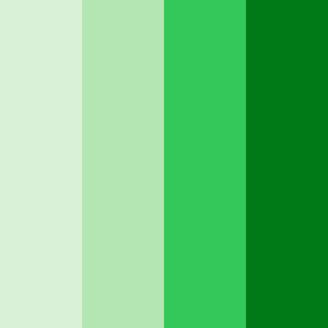 Download emerald blossom color palette PNG image (square)