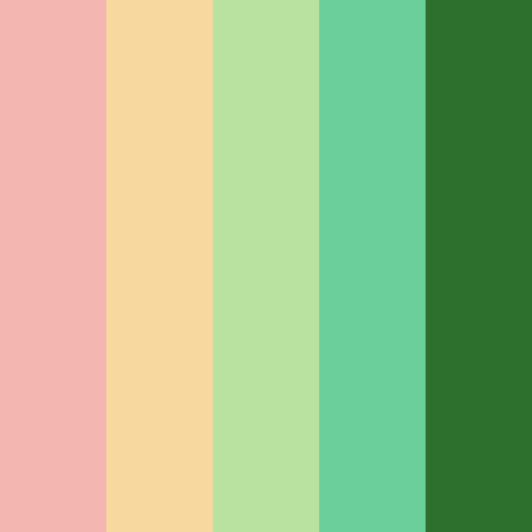 Download harmony in contrast color palette PNG image (square)