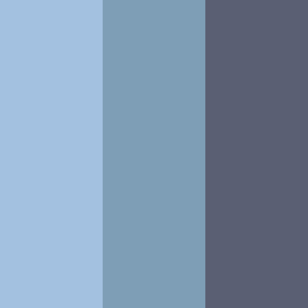 Download blue green shades color palette PNG image (square)