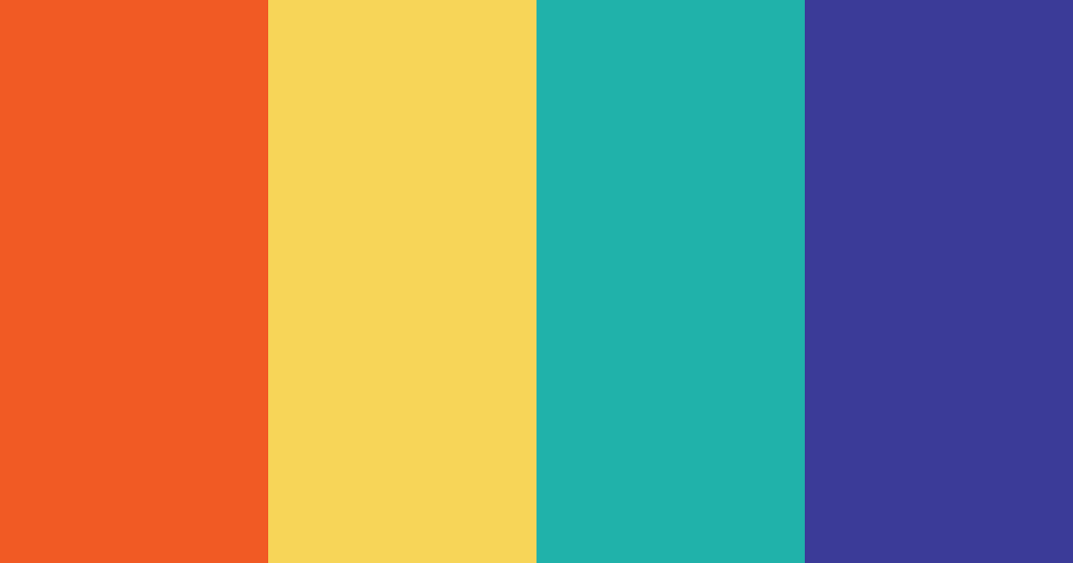 Download sunset ocean color palette PNG image (landscape)