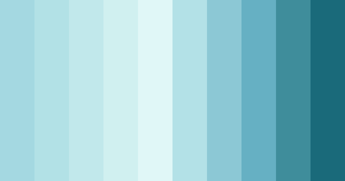 Download ocean breeze serenade color palette PNG image (landscape)