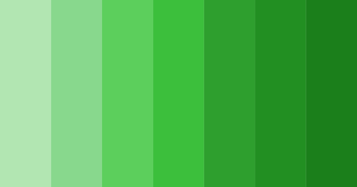 Download emerald harmony color palette PNG image (landscape)