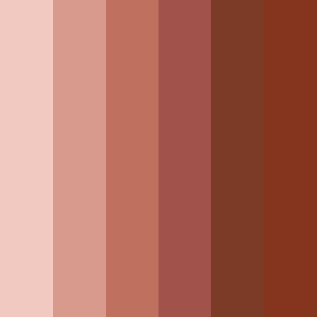 Download warm red color palette PNG image (square)