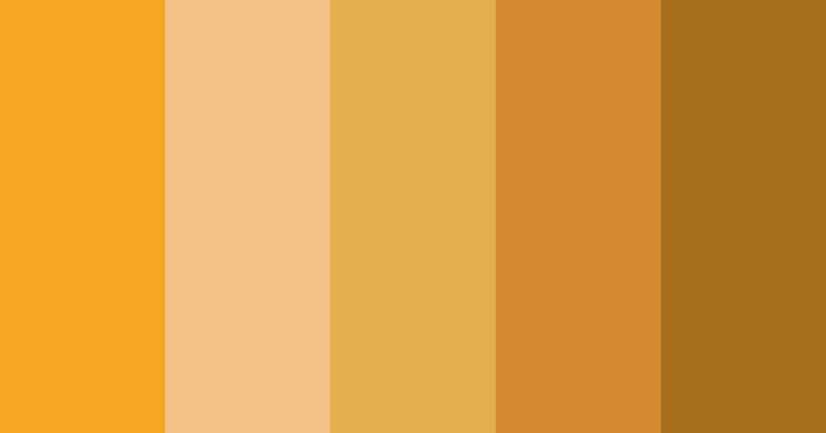 Download orange sunset color palette PNG image (landscape)