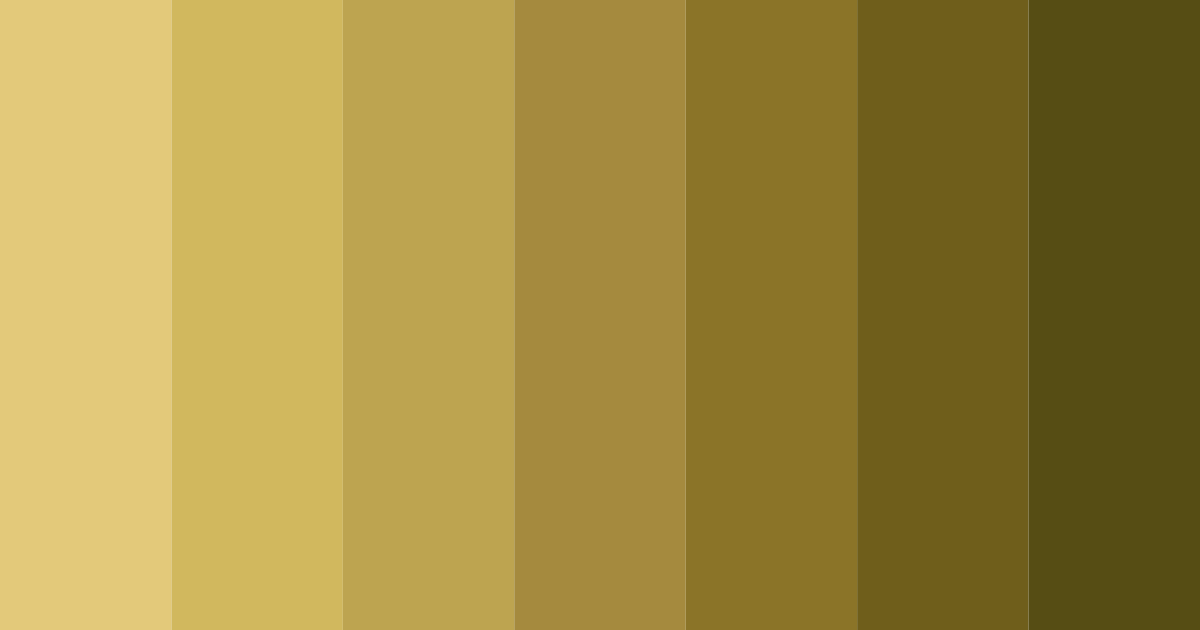 Download old gold elegance color palette PNG image (landscape)
