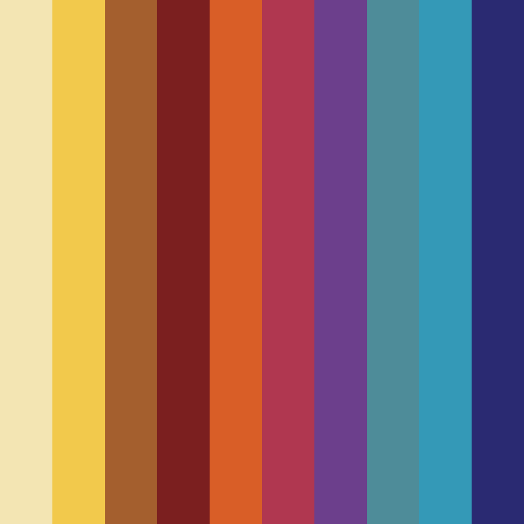 Download fiesta flavor burst color palette PNG image (square)