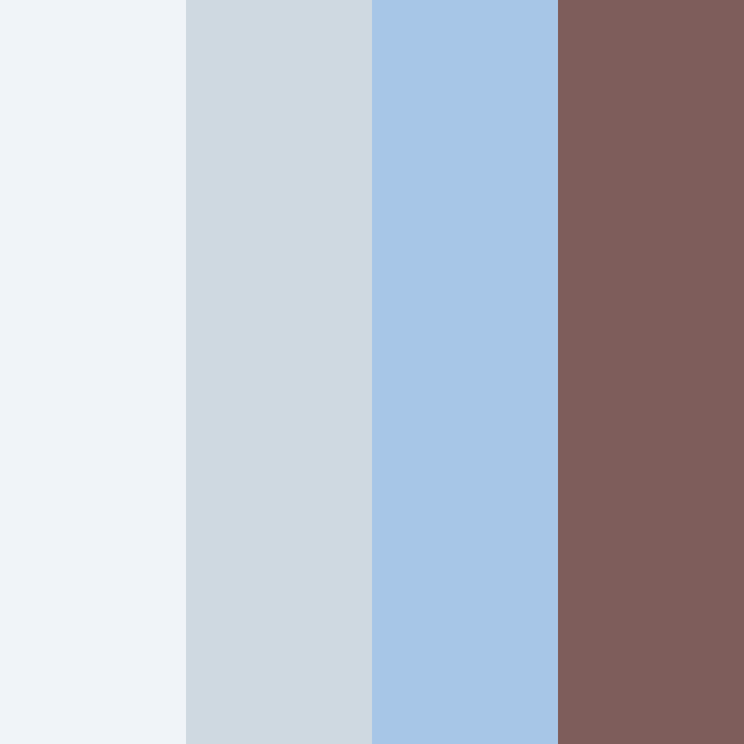 Download moonlit serenity color palette PNG image (square)