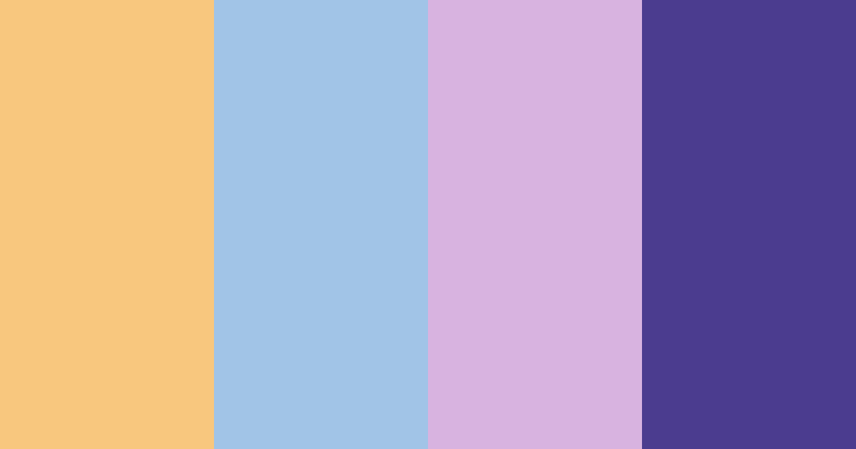 Download amber blue color palette PNG image (landscape)