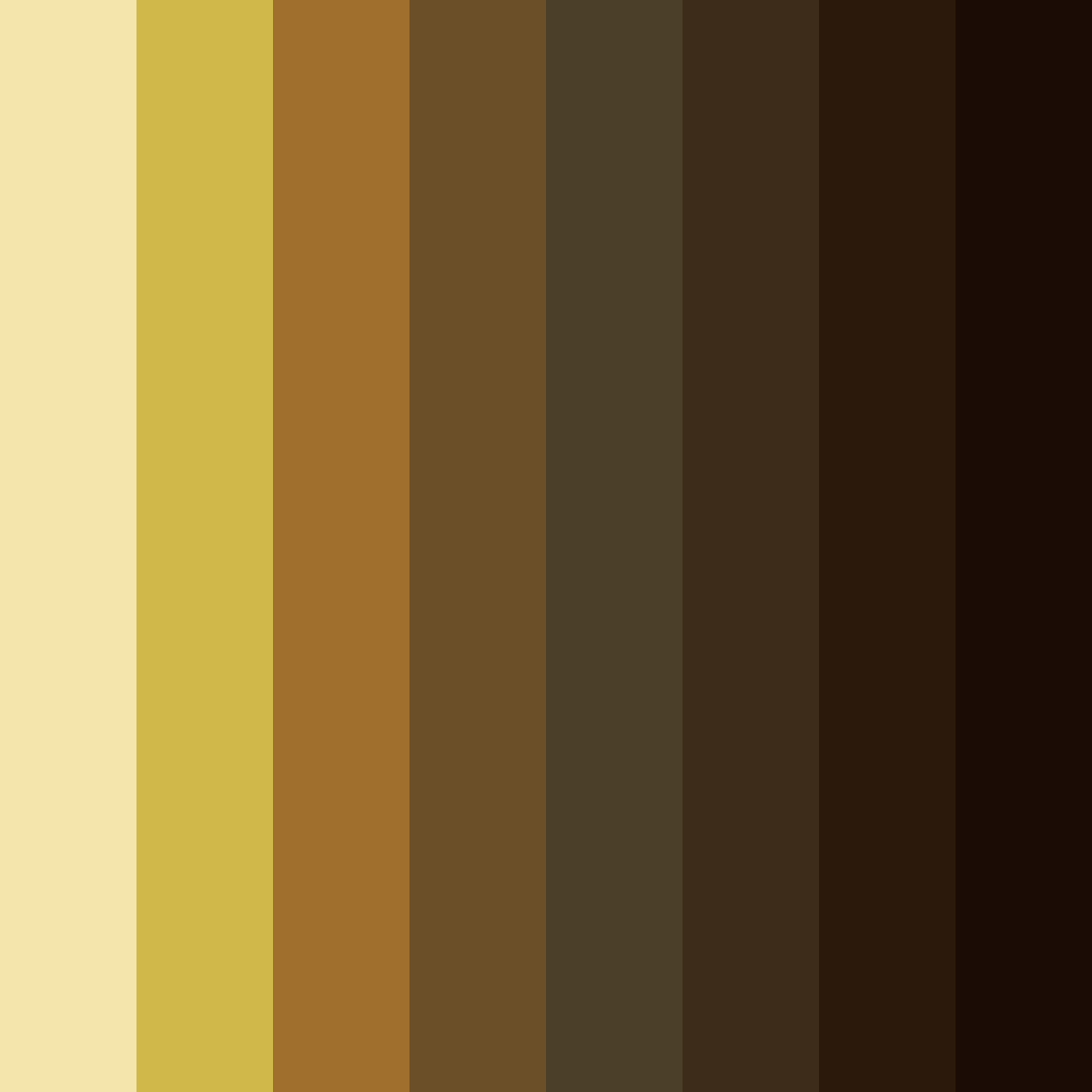 Download brown autumnforest color palette PNG image (square)