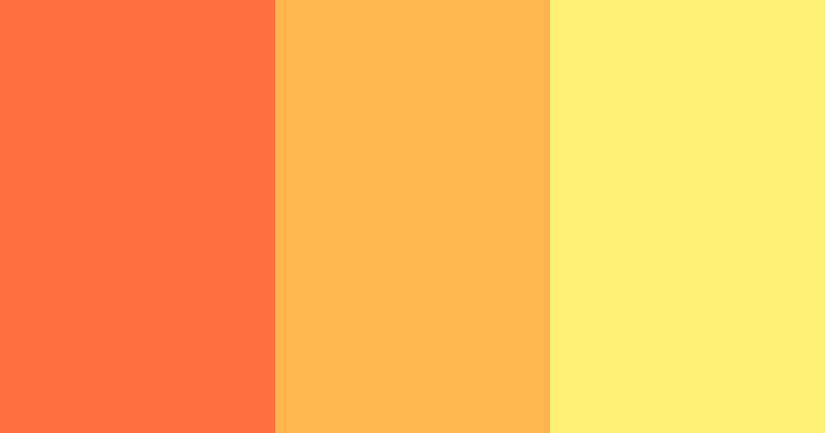 Download orange sunset color palette PNG image (landscape)