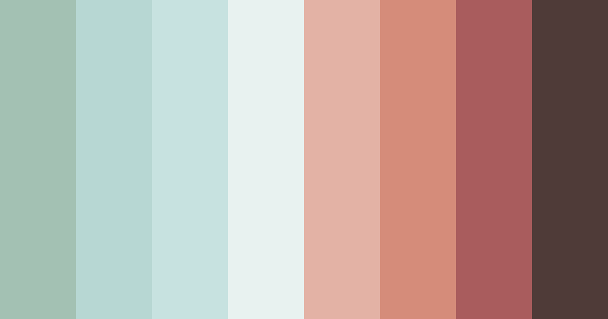 Download serene forest blush color palette PNG image (landscape)