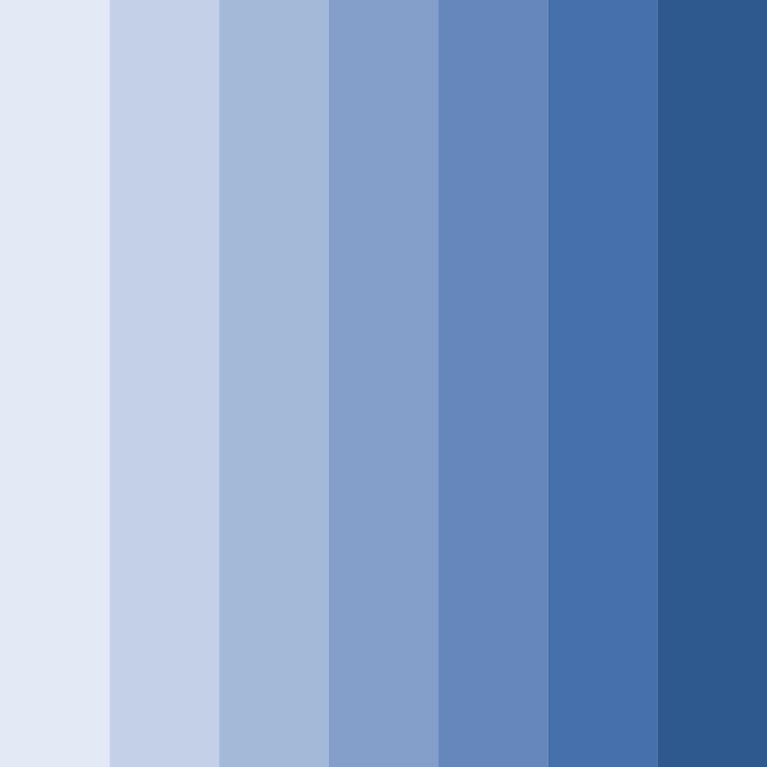 Download serene skyfall color palette PNG image (square)