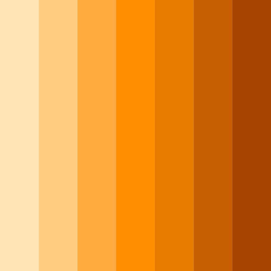 Download citrus sunrise color palette PNG image (square)