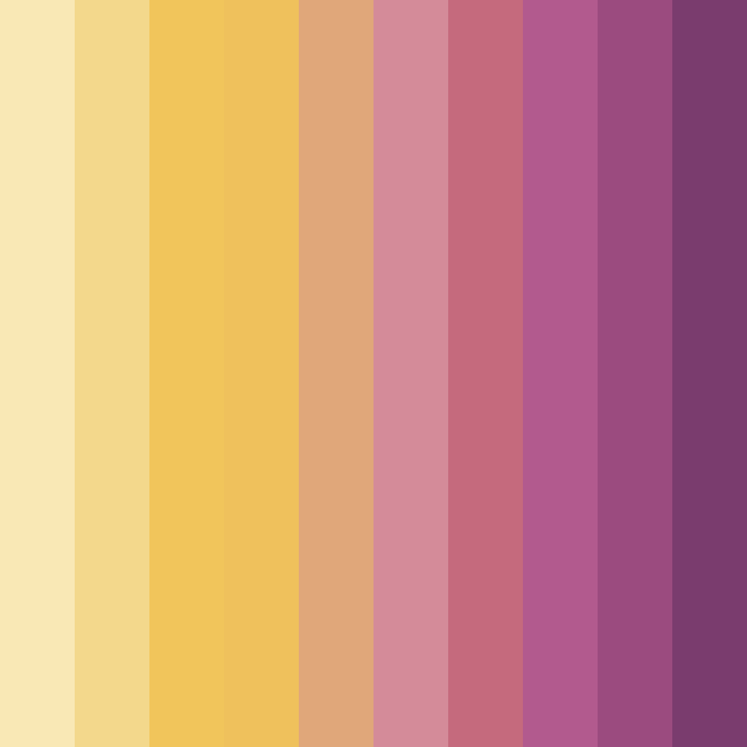 Download spring yellow color palette PNG image (square)