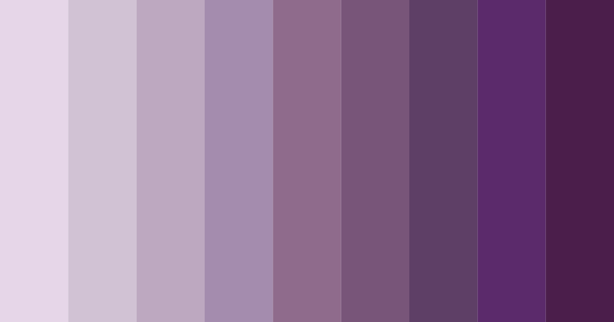 Download light lavender color palette PNG image (landscape)