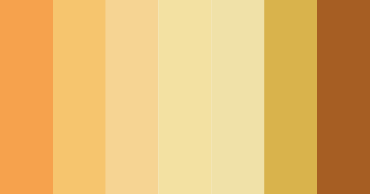 Download orange sunrise color palette PNG image (landscape)