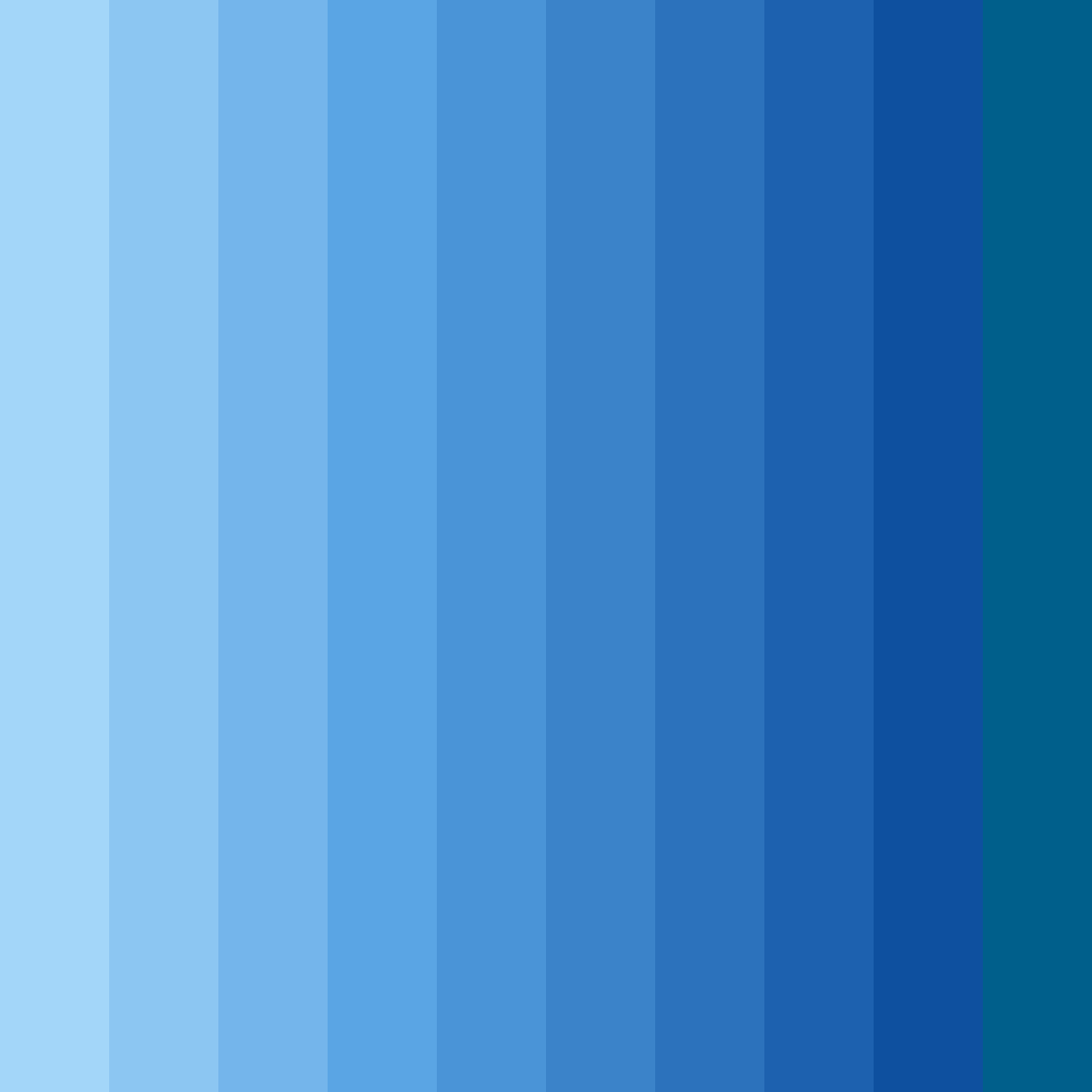 Download azure cascade color palette PNG image (square)
