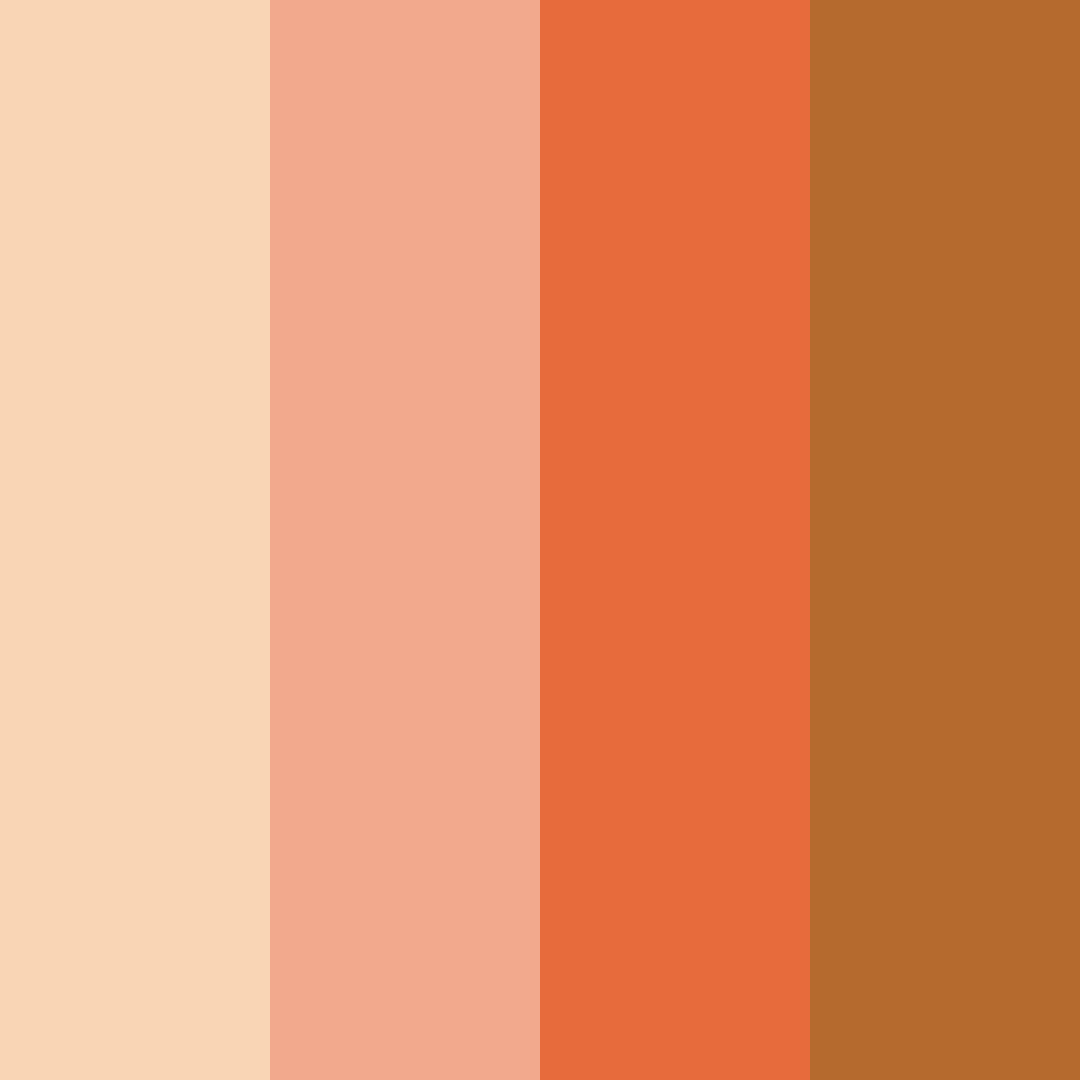 Download sunset orchard color palette PNG image (square)