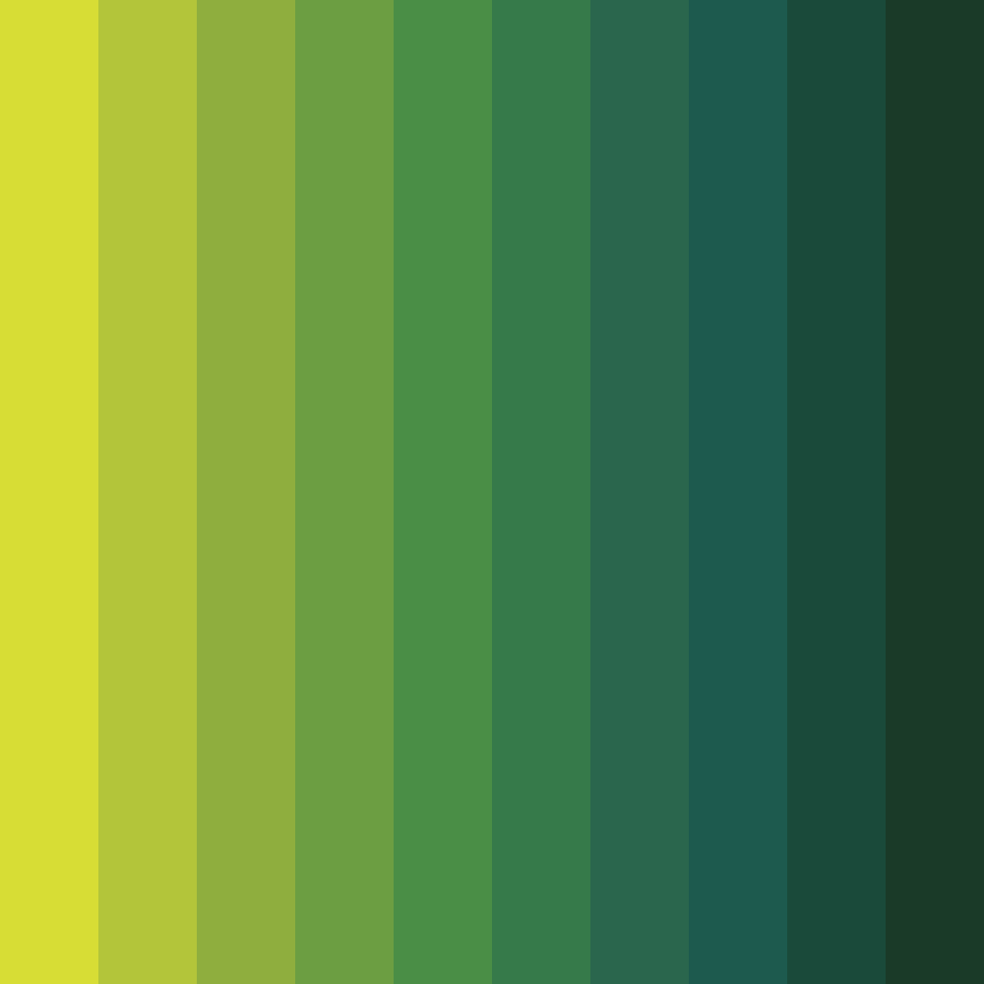 Download lush harmony color palette PNG image (square)