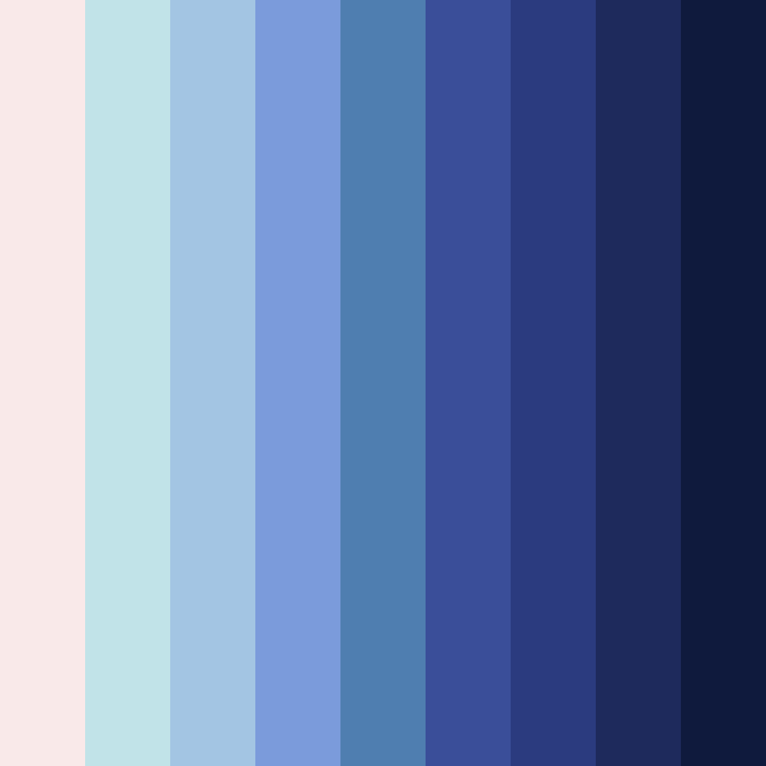Download serenity in shades color palette PNG image (square)