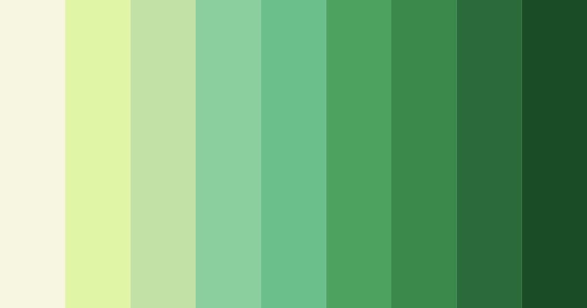 Download verdant harmony color palette PNG image (landscape)