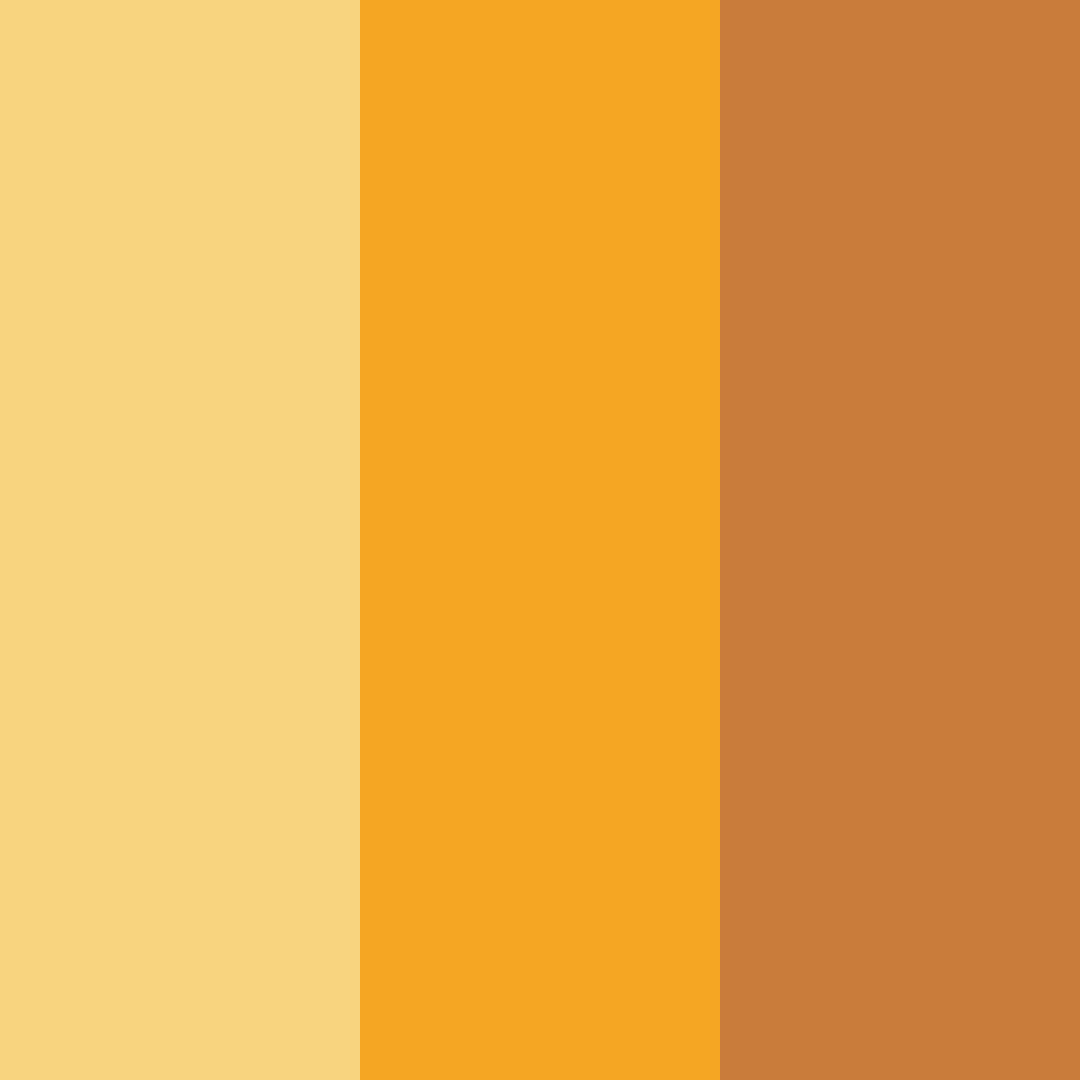 Download golden harvest color palette PNG image (square)