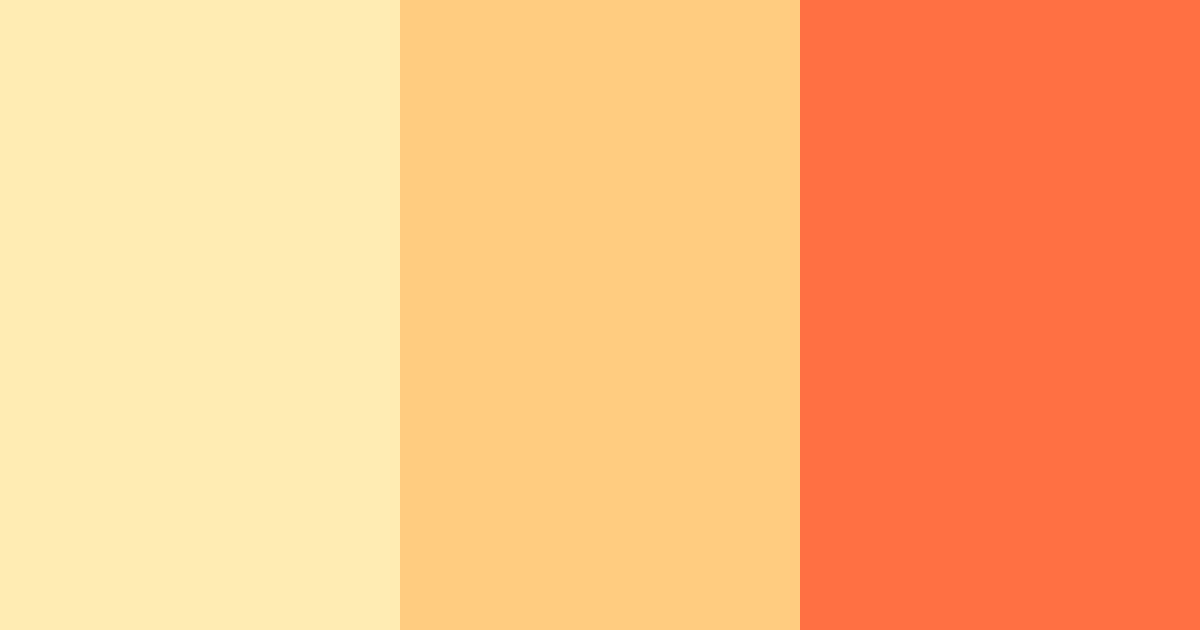 Download peach sunset color palette PNG image (landscape)