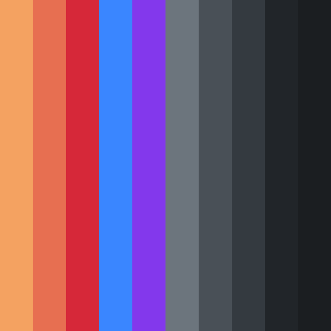 Download orange and grey fusion color palette PNG image (square)