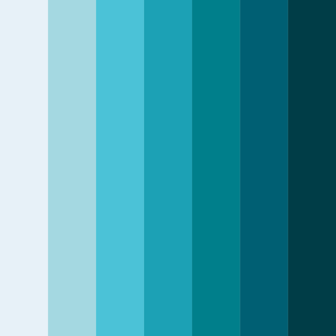 Download blue gemstone color palette PNG image (square)