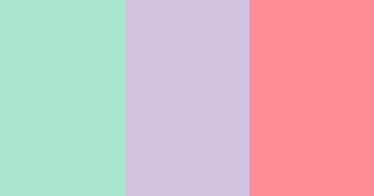 Download soft mint color palette PNG image (landscape)