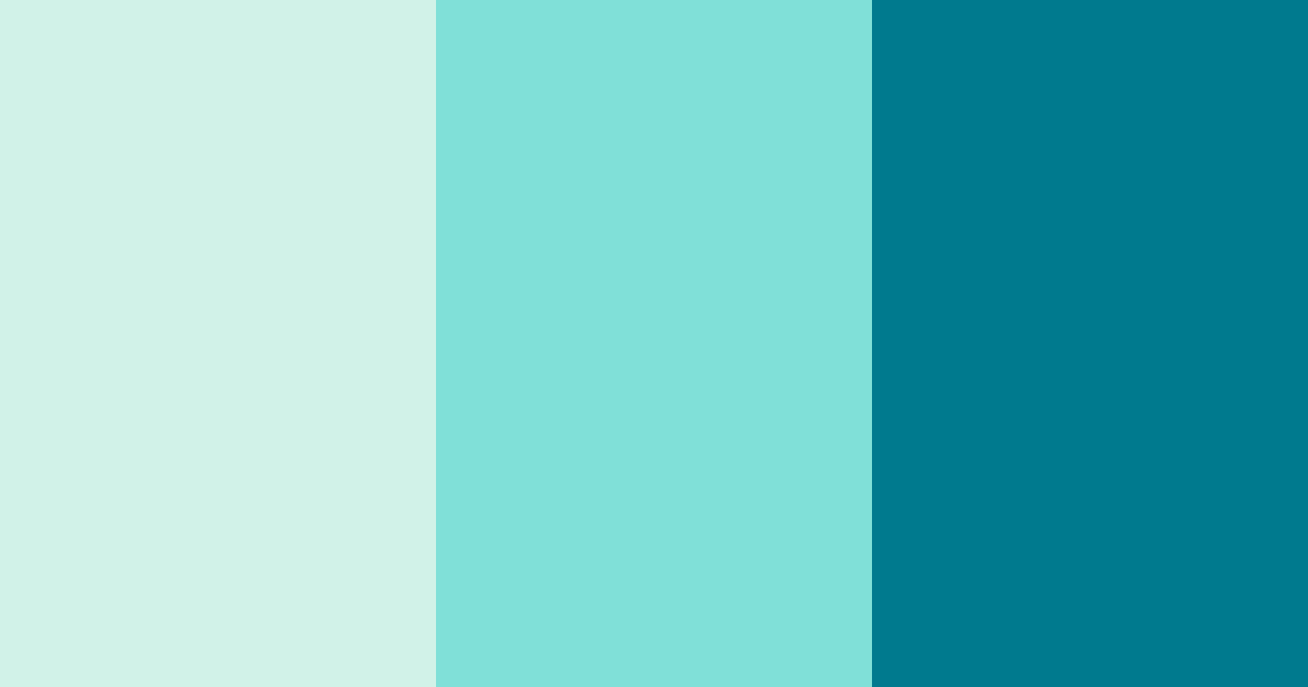 Download turquoise wellness color palette PNG image (landscape)