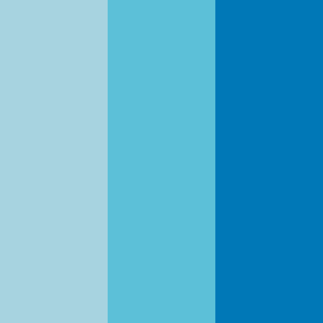 Download blue ocean color palette PNG image (square)