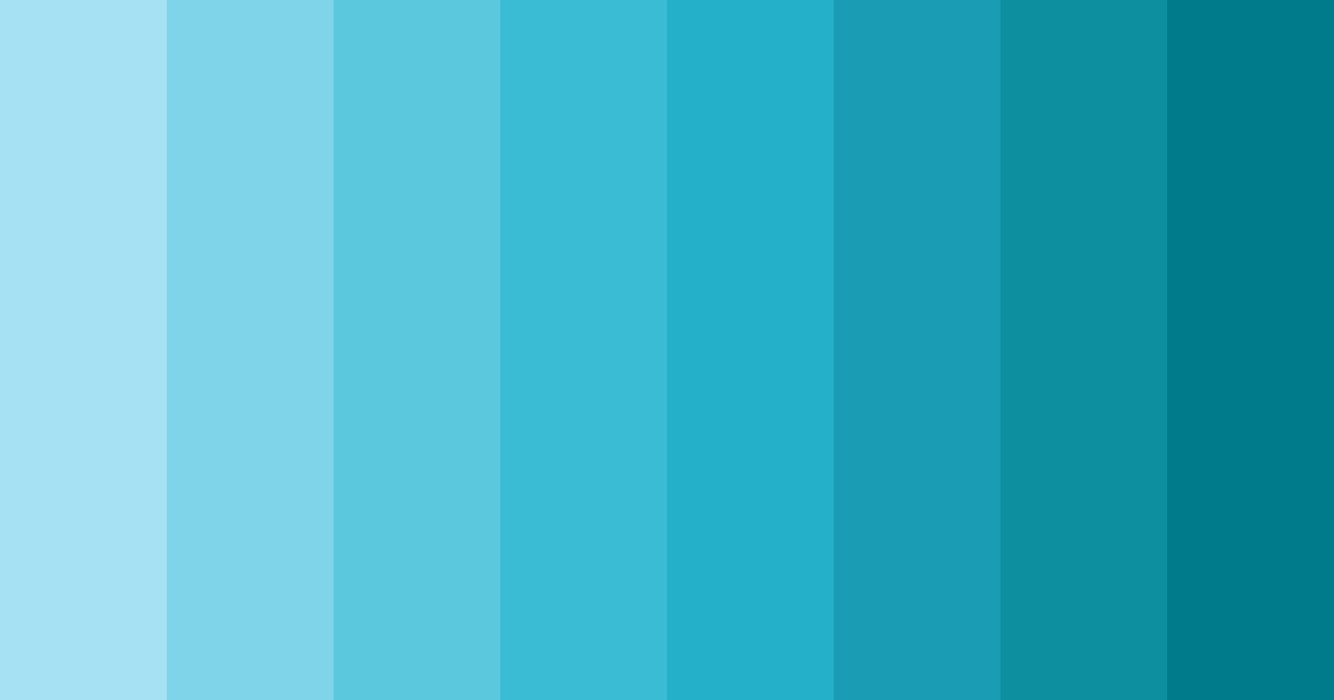 Download aqua dreamscape color palette PNG image (landscape)