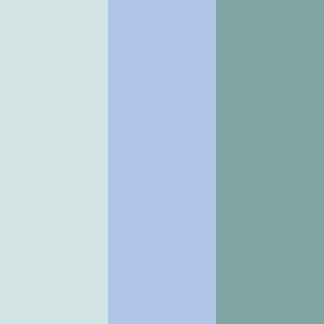 Download serene seascape color palette PNG image (square)