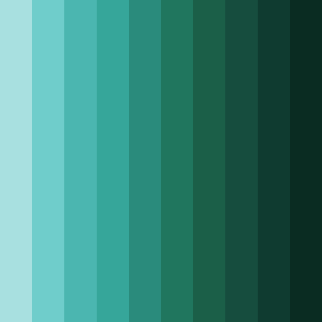 Download aqua to espresso color palette PNG image (square)