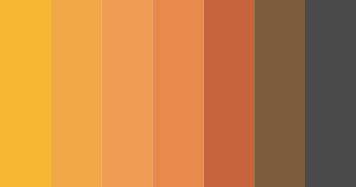 Download orange and gray color palette PNG image (landscape)