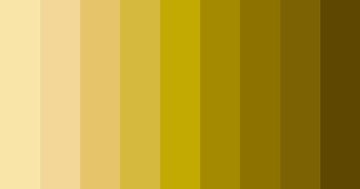 Download golden dawn color palette PNG image (landscape)