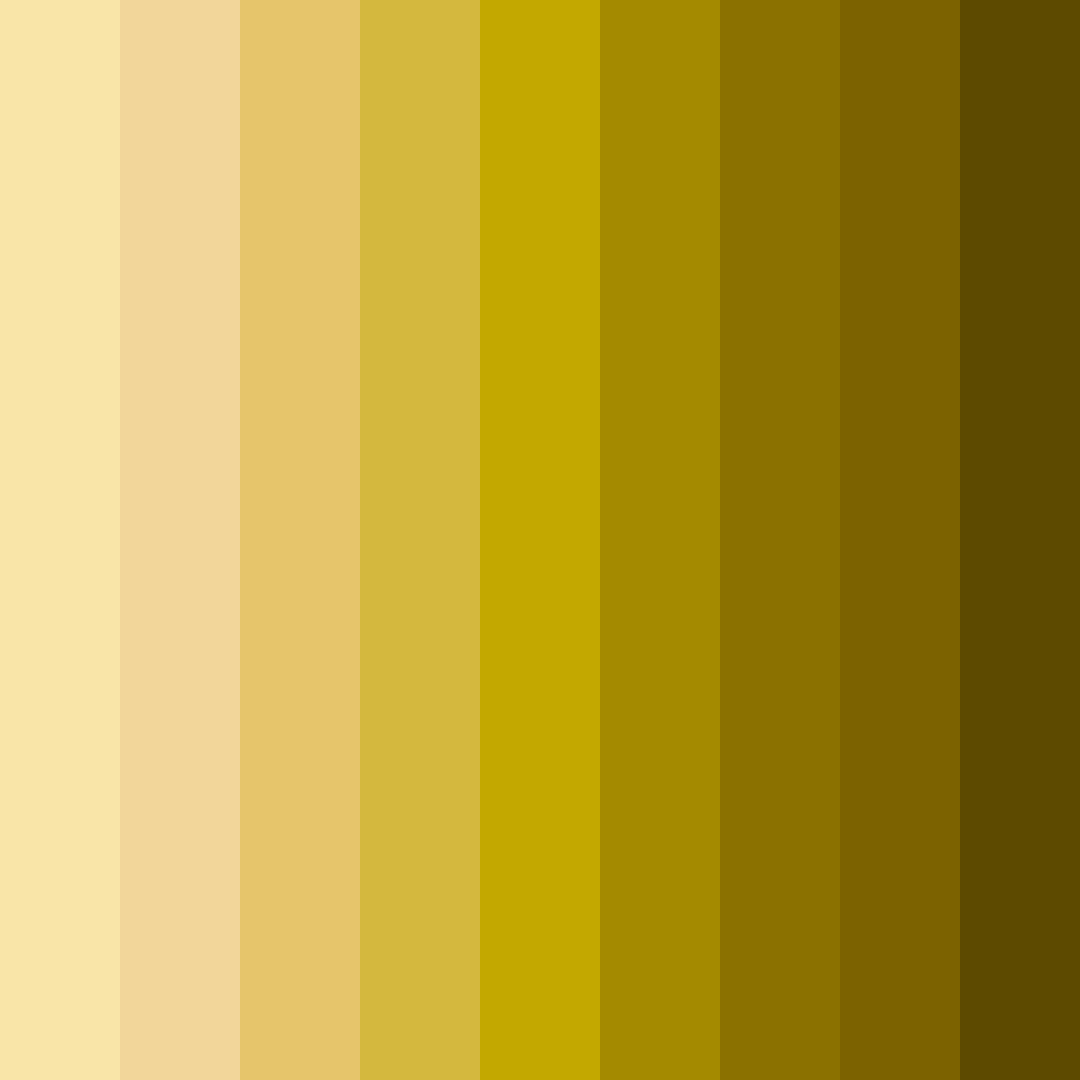 Download golden dawn color palette PNG image (square)