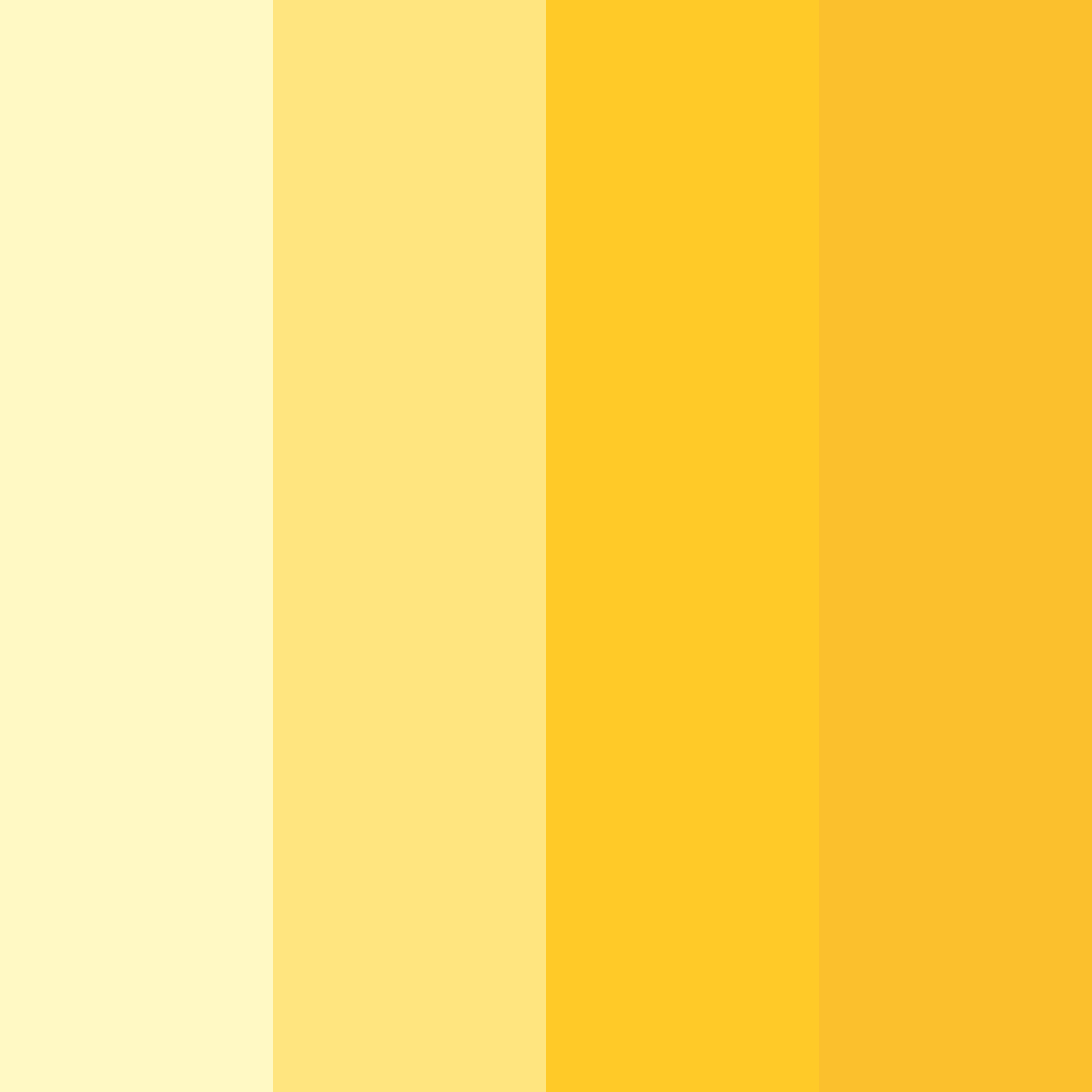 Download sunshine serenade color palette PNG image (square)